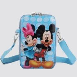 Mickey Mouse S3292 Mickey & Minnie Crossbody Bag