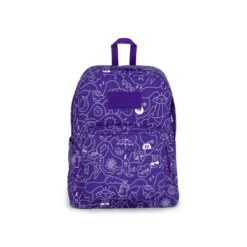 Jansport Superbreak Plus Dub Doodle Purple Backpack