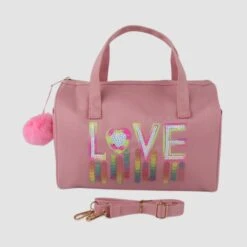 A1245 LOVE Sequins Mini Bag