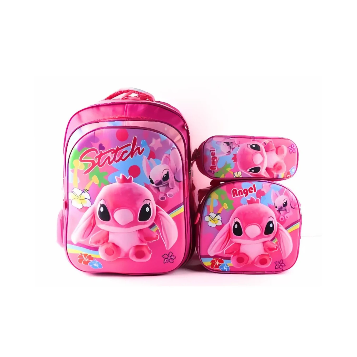 G472 Stitch Girls Multi-print Backpack Set 3 G472 Stitch Girls Multi-print Backpack Set