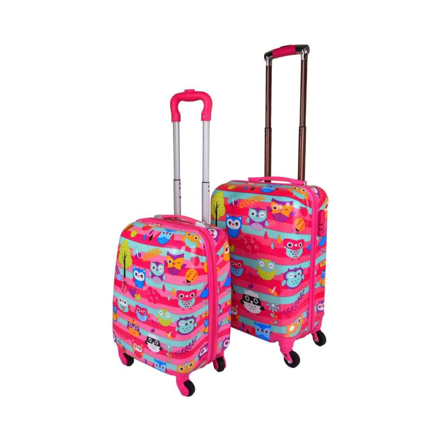 Pink Owls Kids Luggage 4 Pink Owls Kids Luggage - Image 2