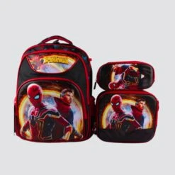 3625 Spiderman 3-Piece Backpack / Trolley Set