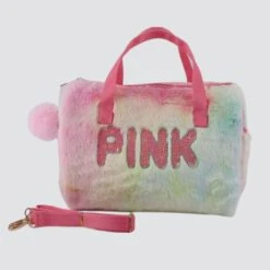 A1366 Plush PINK Mini Bag -Fashion Bag Store 2 b51599e2 3c3b 4210 be7b 94388989b7d1