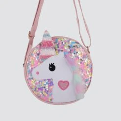 S3281 Circular Unicorn Sequins Crossbody Bag -Fashion Bag Store 2 e4a4f88a 9f79 4c97 9da3 114399cf5f00
