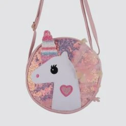 S3281 Circular Unicorn Sequins Crossbody Bag -Fashion Bag Store 3 17eb8e82 f69d 475f af20 52352ac9de05