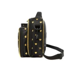 Black & Gold Heart Print Insulated Lunch Bag 9 Black & Gold Heart Print Insulated Lunch Bag -Fashion Bag Store 3 5ef522d0 5988 4aa9 95ae 1c88f2c32daf