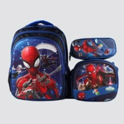 G2783 Spiderman 3-Piece Backpack / Trolley Set