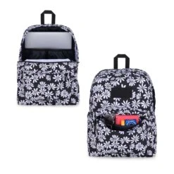Jansport Superbreak - Punk Pansies Black -Fashion Bag Store 3 af618ae1 49d2 437d ba52 ad318d86baa5