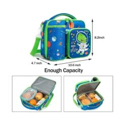 Boys Space Dinosaur Insulated Lunch Bag -Fashion Bag Store 3 d4a0df07 1b2b 4274 9346 8f8181399083
