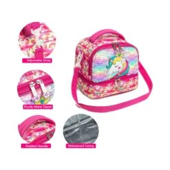 Girls Unicorn Insulated Lunch Bag -Fashion Bag Store 4 208ba6e3 de48 4562 8c2f 57ee7587598d