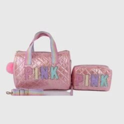 A044 PINK Mini Bag & Wristlet Set -Fashion Bag Store 4 5f56b759 7504 4eac 81c7 feb246097e31