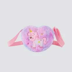 A1510 Unicorn Heart Shaped Plush Crossbody -Fashion Bag Store 4 afd5507a 27ec 4792 a9b7 605876581b9d