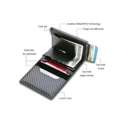 BQ2417 Men's RFID Blocking Credit Card Holder -Fashion Bag Store 4 d6446dbe 277d 4928 a7fb 88a2e21227e7