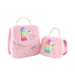 G314 Fluffy Unicorn Handbag / Crossbodys