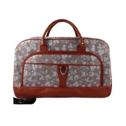 A1420 Floral Duffel Bag -Fashion Bag Store A1420