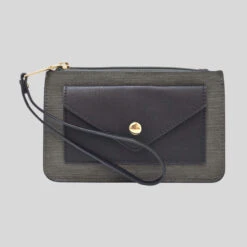 Bosalina 2 Section Wristlet 9 Bosalina 2 Section Wristlet -Fashion Bag Store Bosalina 2 Section Wristlet Black