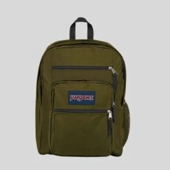 JANSPORT BIG STUDENT ARMY GREEN BACKPACK