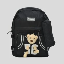 G2553 Fashion Teddy Bear Backpack And Pencil Case