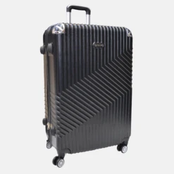 Ribbed Hard Case Luggage -Fashion Bag Store ribbedluggage 3
